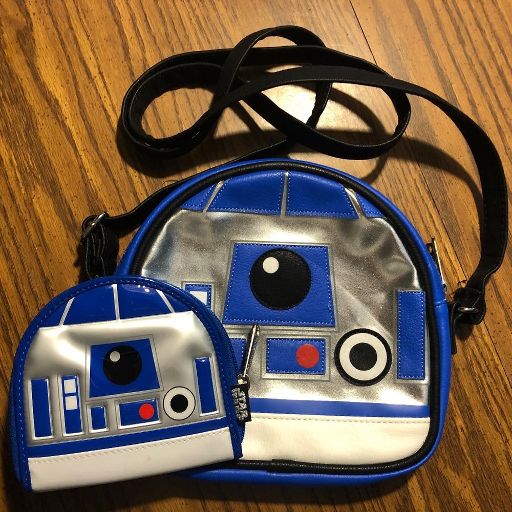 R2D2 Crossbody Purse and Change Purse
